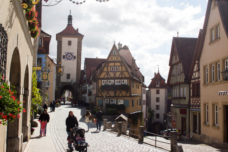 Probalby the most photographed part of Rothenburg.